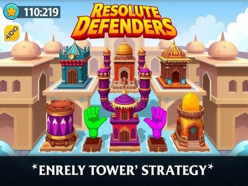Resolute Defenders Indian festival event showcasing Holi-themed towers